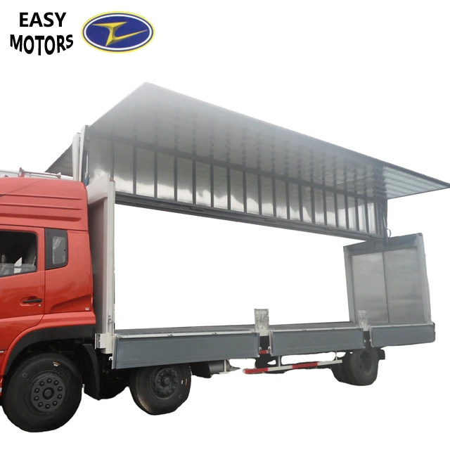 32-футовый алюминиевый крыльчатый фургон для тяжелого грузовика HINO FUSO ISUZU