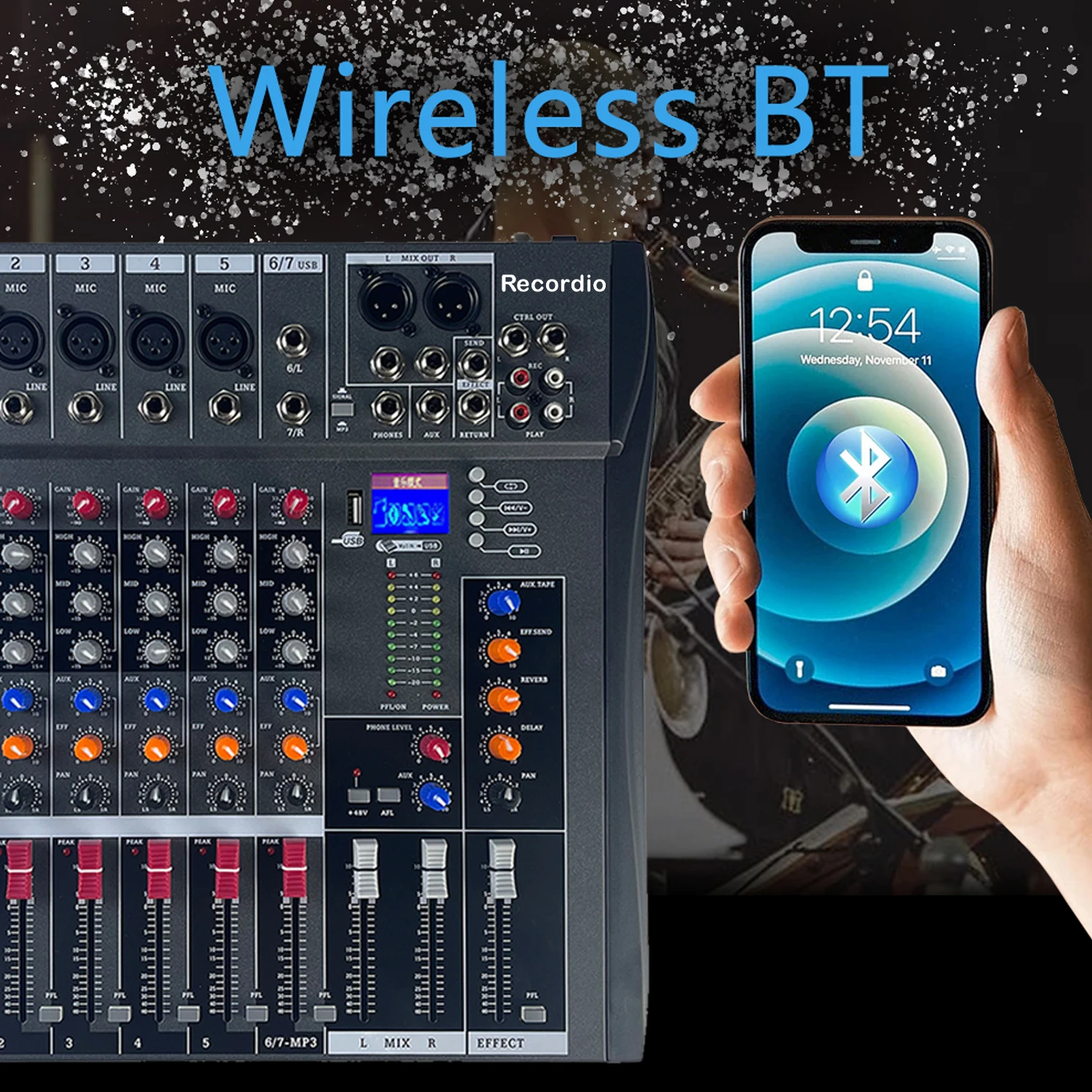 GAX-CT6 6Ch Dj Usb Mixer With Low Price