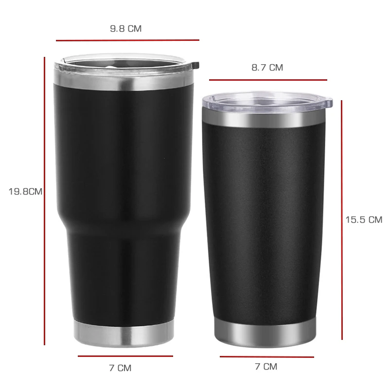 Beauchy wholesale tumbler cups tumblers 20oz with magnet lid double wall food grade stainless steel insulated tumbler cups