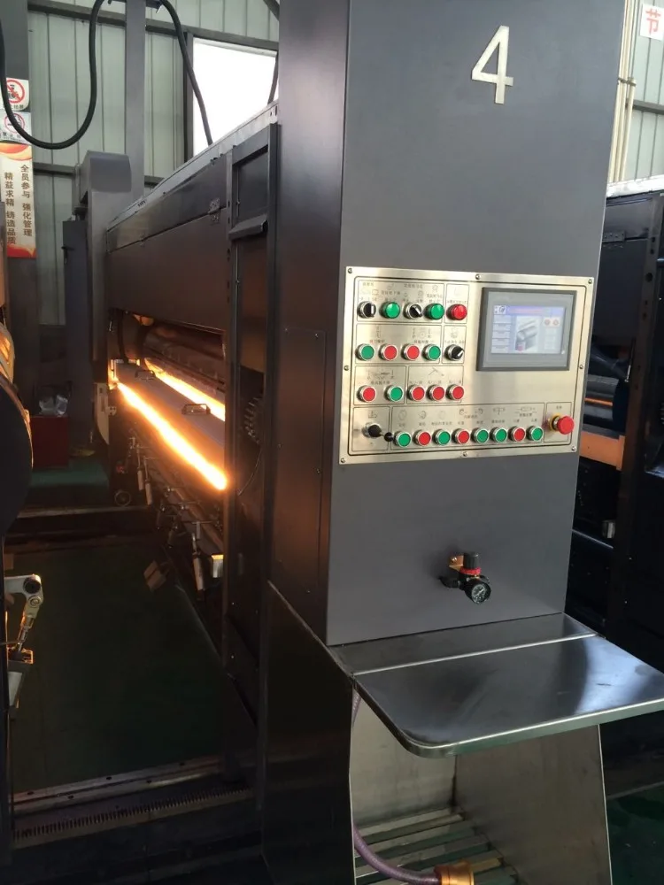 
High Speed Printing Sloting and Auto-delivery Machine(CE approved) 