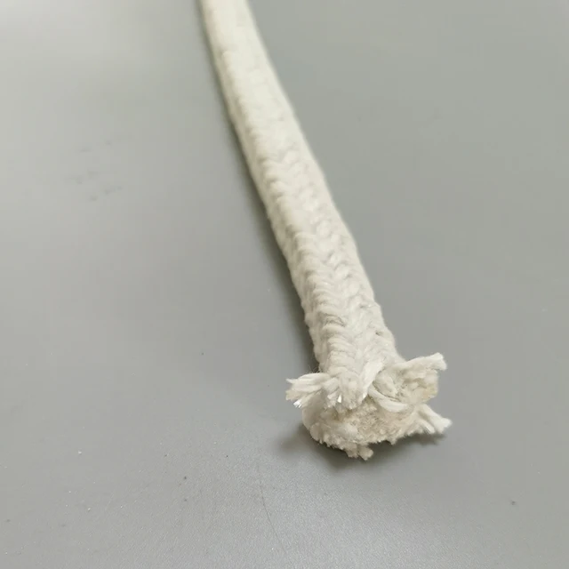 Заводская цена 1260 C изоляция Высокотемпературная огнеупорная керамическая волоконная квадратная плетеная веревка