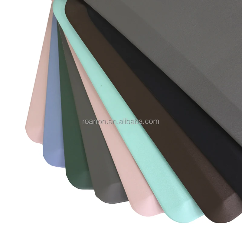 Anti Fatigue Mat Cushioned 3/4 Inch Comfort Floor Mats for Kitchen Non-Slip Easy Clean Kitchen Mat Rugs