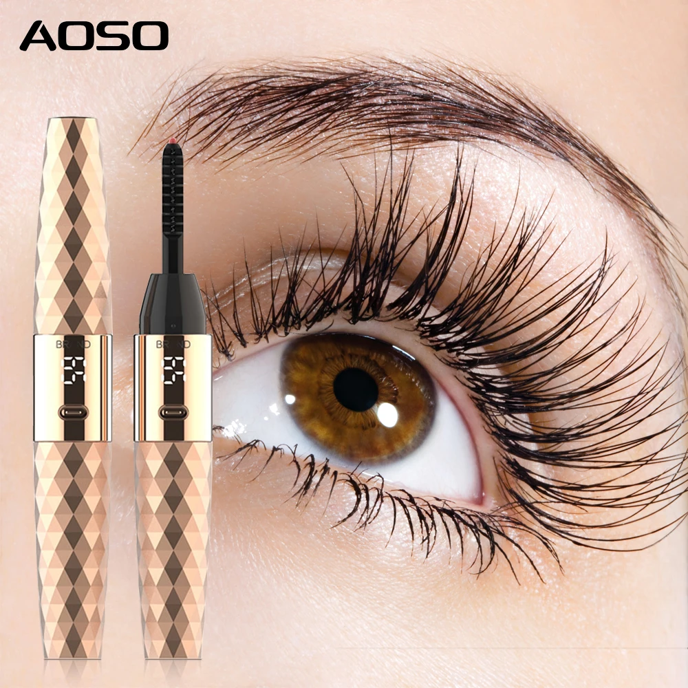 2024 New Style Portable Mini Electric Eyelash Curler Tool Wholesale Plastic Heated Eyelash Curler for Long Lasting Lash Lift