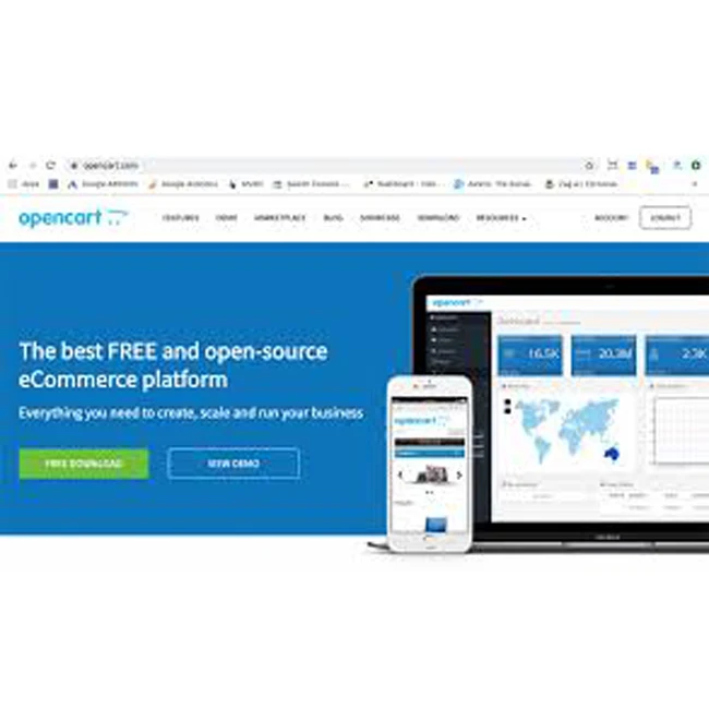 Онлайн-сайты для покупок Opencart с функциями такими как онлайн-обработка платежей поддержка нескольких языков отслеживание