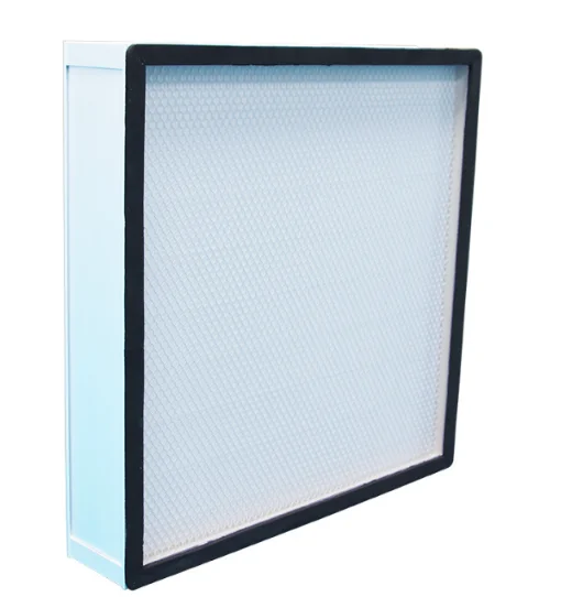 cheap and  high efficiency bafflless mini-pleat ULPA air filter use for  clean beach