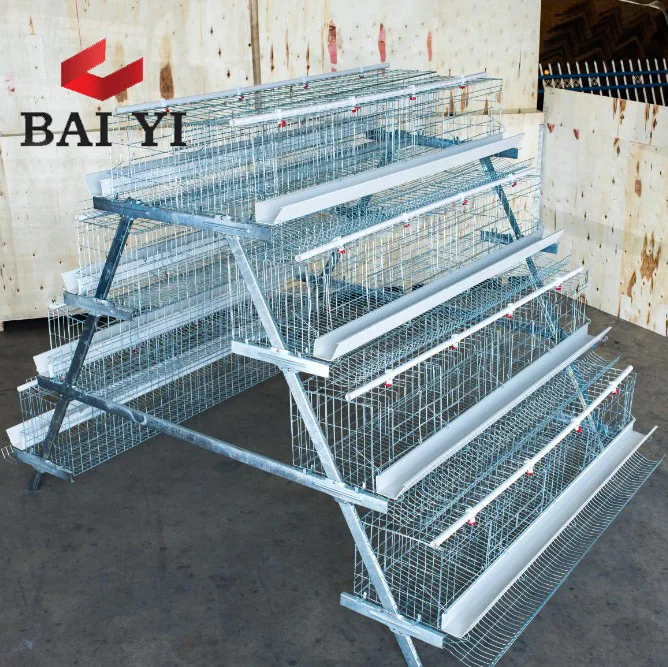 Simple Design Zambia Poultry Farm Sale Chicken Cages of Layers
