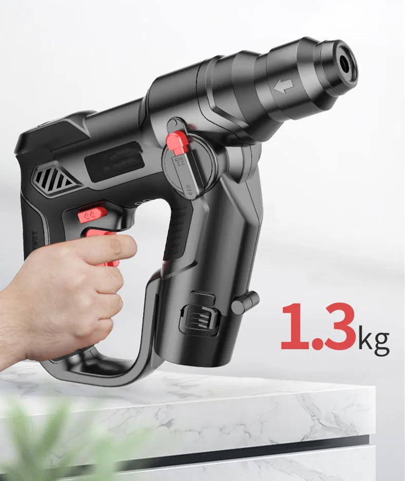 12V  Electric Power Drill Machine Rotary Drilling Machines Cordless Impact Rotary Hammer Drill