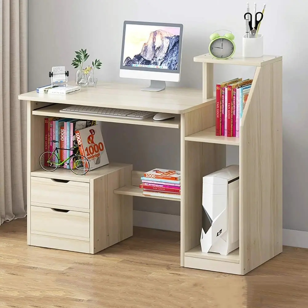 Modern mdf painting study work desk wooden office table for office furniture
