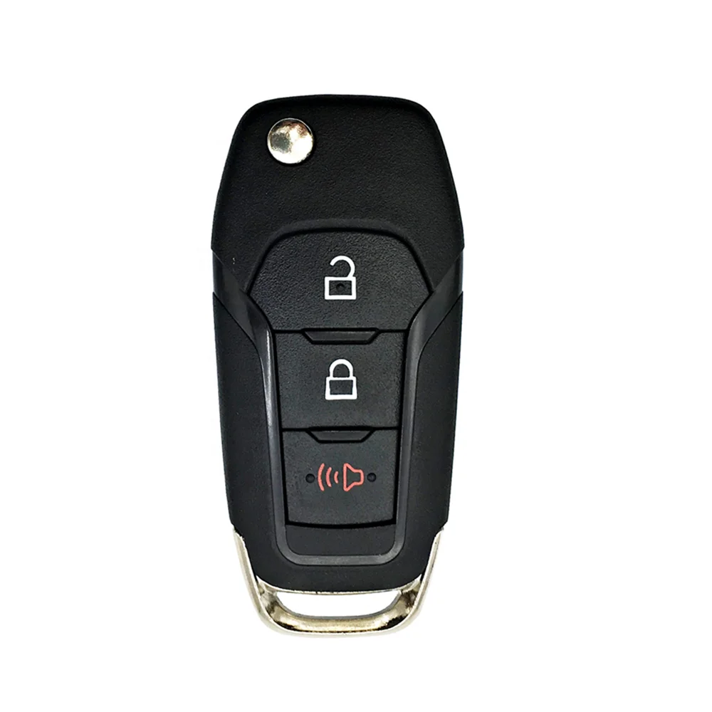 3 Buttons Flip Car Remote Key Shell Fob Smart Housing For Ford Fusion Escort Focus Mondeo Ranger