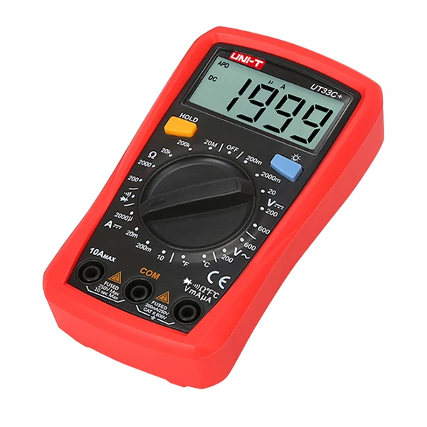 UT33C+ Handheld Tester LCR Meter Ammeter -40-1000C Multimeter Digital Uni-t