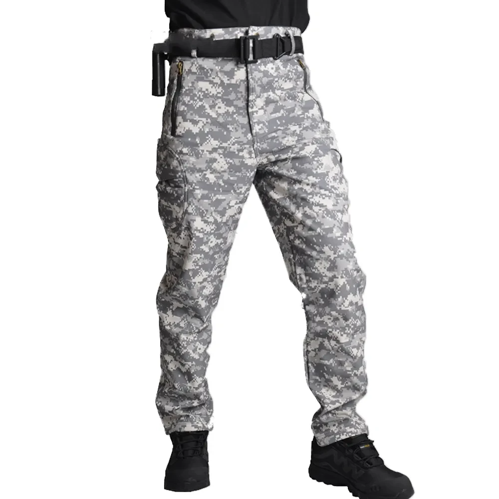 Gujia Fleece Constant Temperature Anti-Tear Fabric Waterproof Training Tactical Uniform Pants