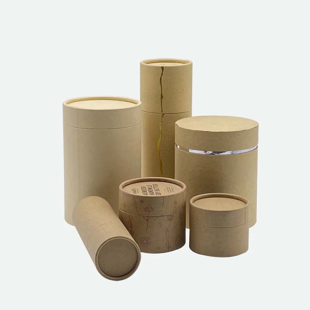 Упаковочная коробка из крафт-бумаги с прозрачным окном