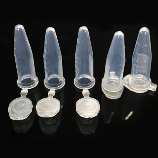SINGATEE lab plastic 8 Strip Single Linked lid PCR Tubes 0.2ml Micro Centrifuge Tube