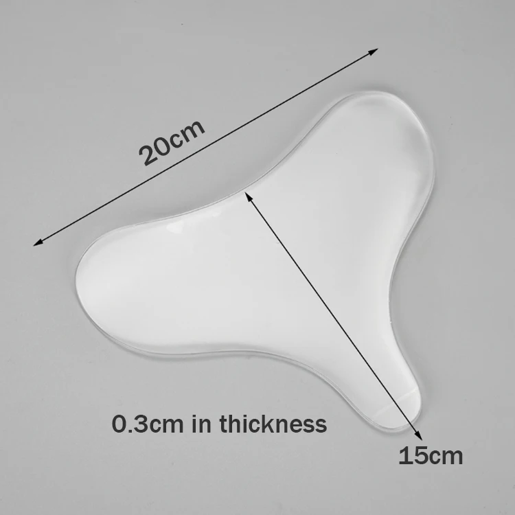 
T-Shaped Anti-Wrinkle Clear Silicone Cleavage Pads Self-Adhesive Skin Beauty Reusable Wrinkle Patch 