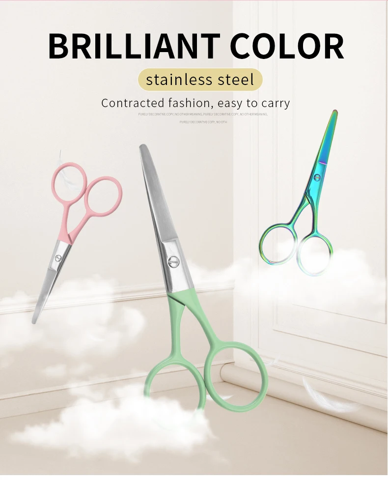 High Quality Best Selling Mini Nail Scissors High-End Beauty Tool with Sharp Blade Tip for Manicure and Cuticle Care