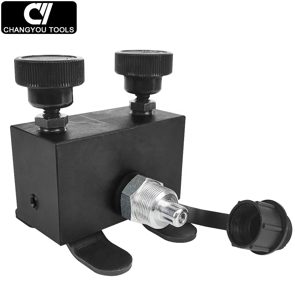 Two  Way Manifold Valve ZG 3/8 Male Coupler distributor valve