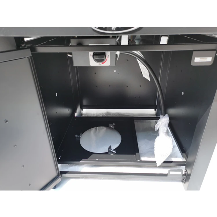 Multi-function square gas fire pit table / aluminum frame garden outdoor fire pit