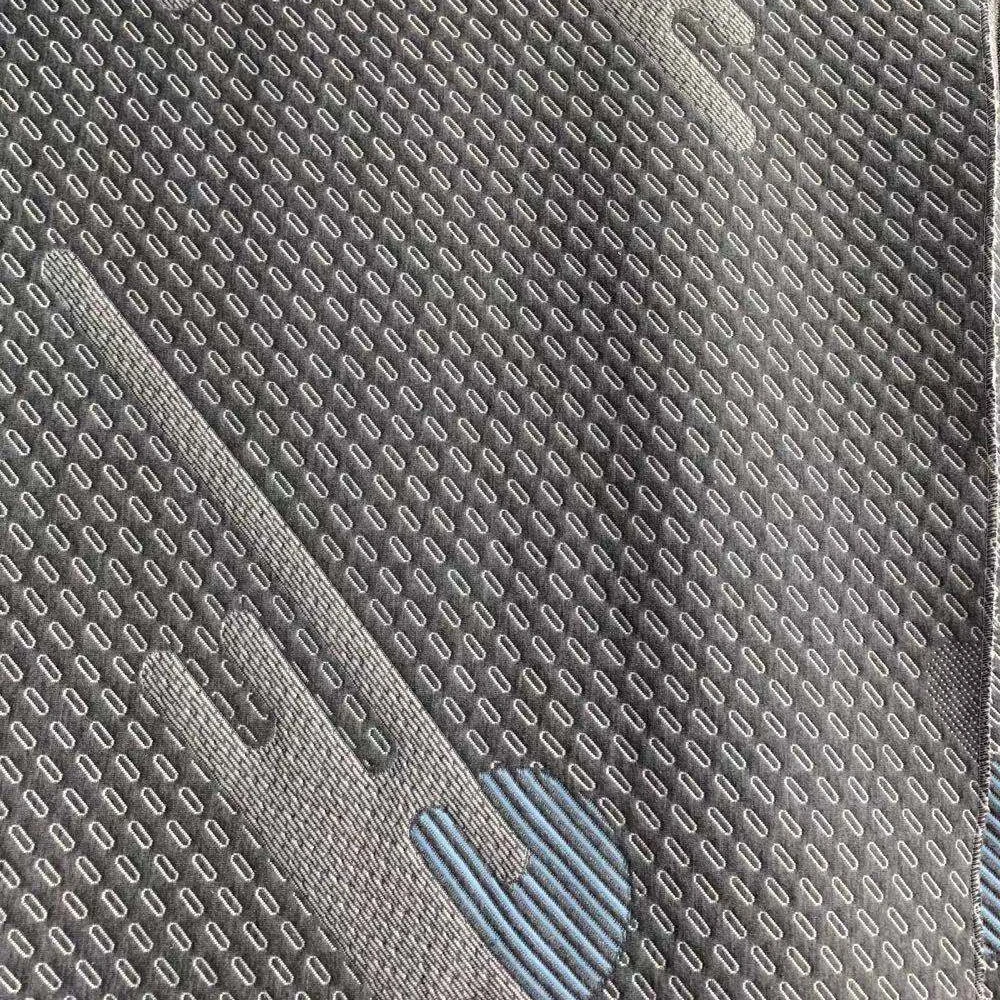 2021 new design double sided jacquard heather grey knitted fabric for mattress