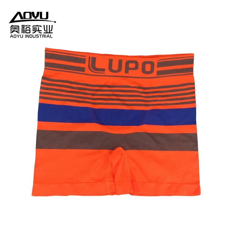 Seamless Boxer Briefs For Men Striped Retro Boxer Men Turkey Seamless Free Size Boxers For Men