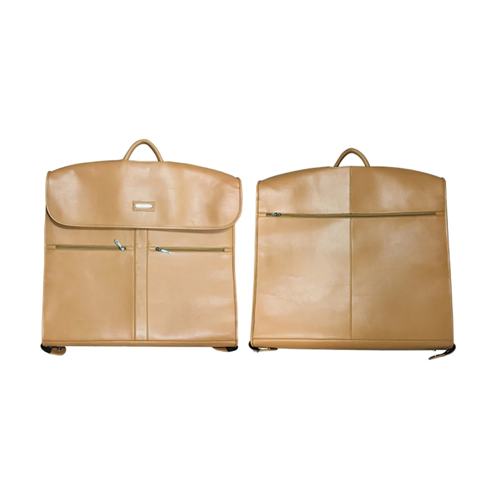 Cooperation cases Custom LOGO Portable Gown Dress Cover Foldable Hanging Travel Luggage Professional Clear Zip Suit Cover Duffle