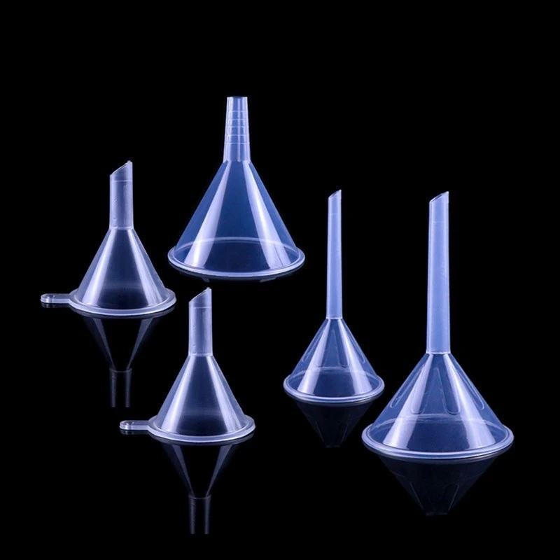 Chinese manufacturer custom laboratory 30ML 50ML 60ML 90ML mini plastic funnel