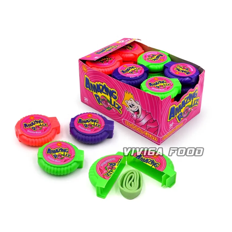 Удивительная кислая и сладкая фруктовая смесь в рулоне