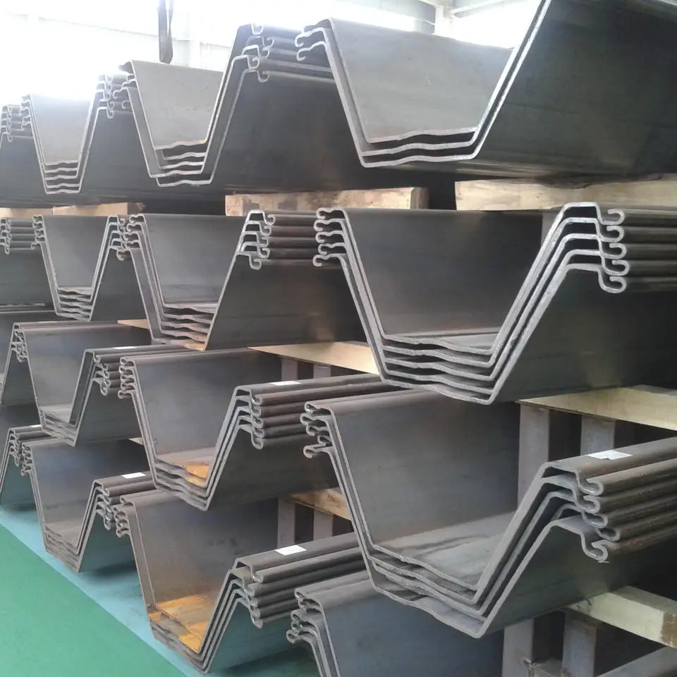 Factory Customized Low Price Hot Rolled High Quality Used Piling Larssen Sheet Pile Best Price From China