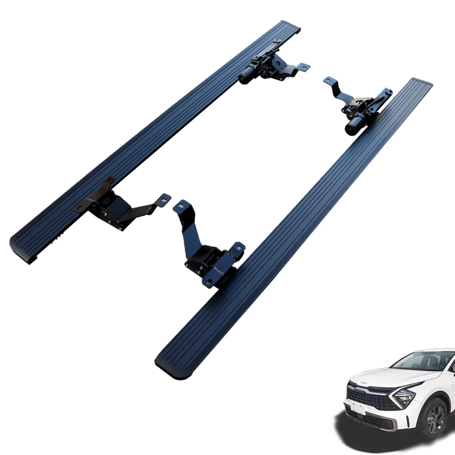 Kia серии Borrego SPORTAGE Sorento kx3 kx5 kx7 из алюминиевого сплава утолщенная умная Выдвижная электрическая боковая педаль со светодиодным светом