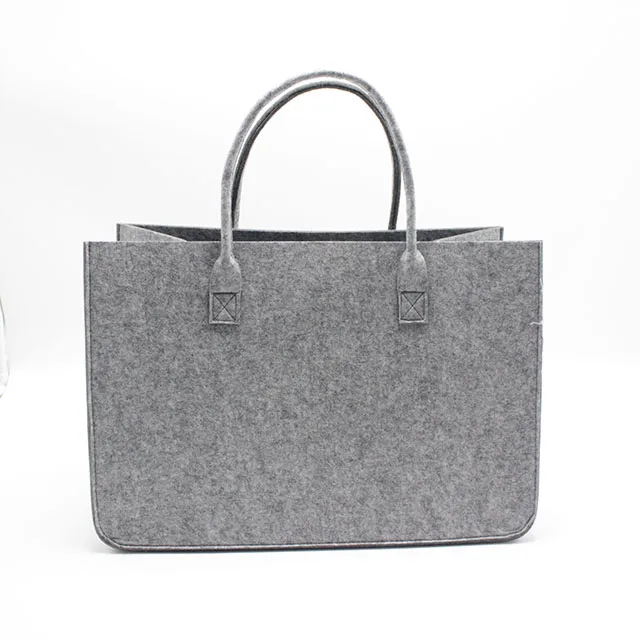 felt fabric women bag fashion bag for shopping