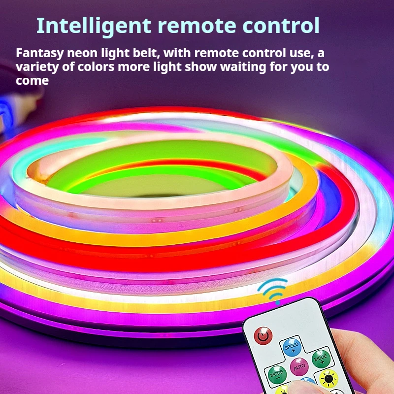 Led Neon Strip Light Rgb Dream Color Chasing Led Rope Light Rgb Lamp Smart App Control Wifi Addressable smart led lights