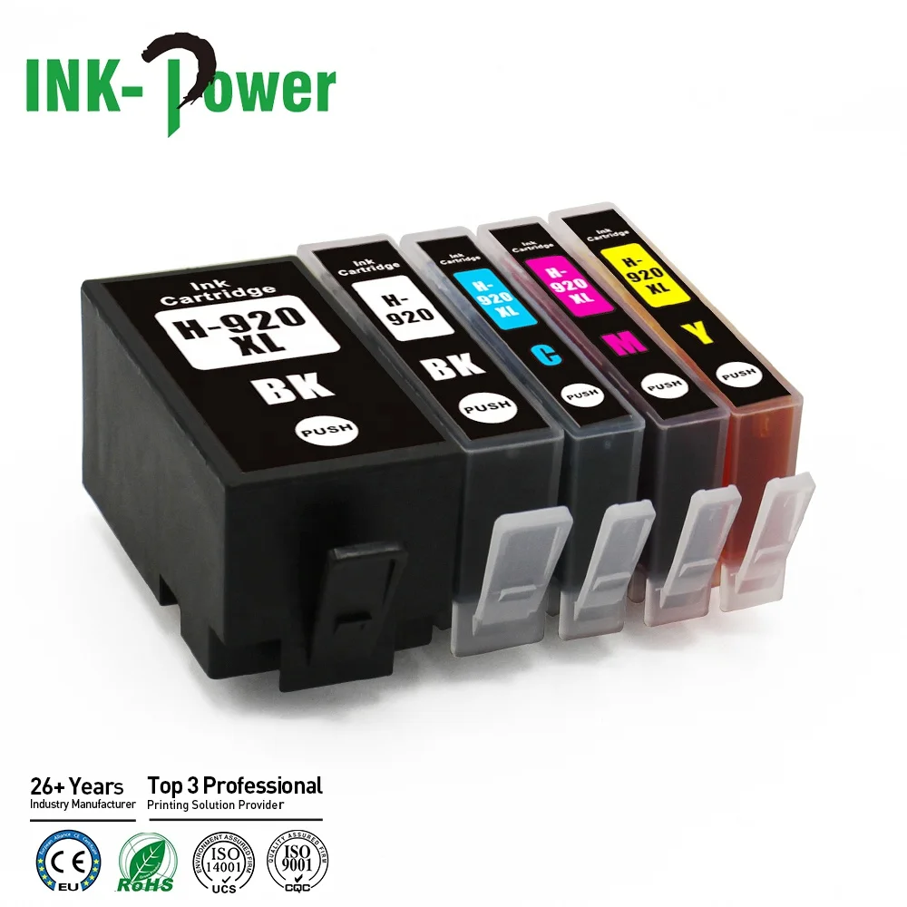 INK-POWER 920 XL 920XL Compatible Color Inkjet Ink Cartridge for HP920 HP920XL HP Officejet 7500A Printer