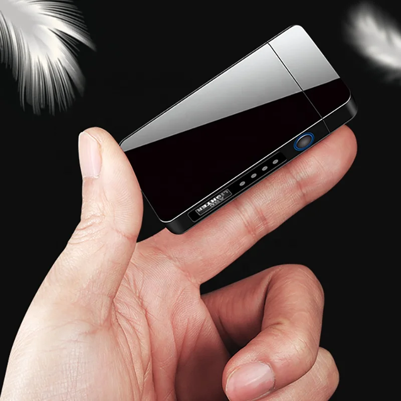  2020 ветрозащитная электрическая беспламенная дуга с двойной дугой Usb перезаряжаемая Зажигалка для