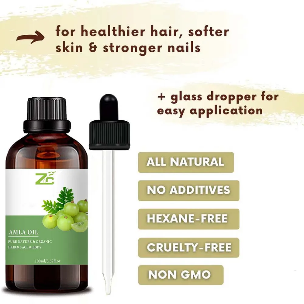 Wholesale Supply Hot Selling Organic Amla Oil 100% Pure Natural Moisturize Amla Hair Oil Bulk For Hair Scalp Care