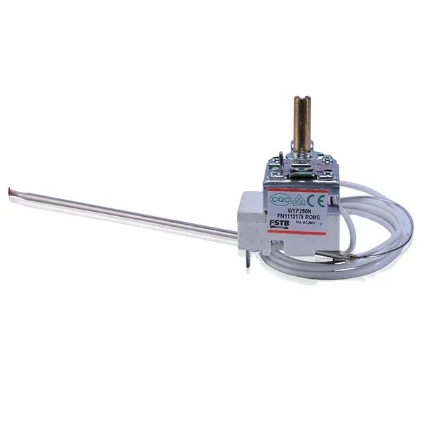 16A/32A/50A Liquid Capillary Thermostat For Water Heater Thermostat Liquid Expansion Thermostat