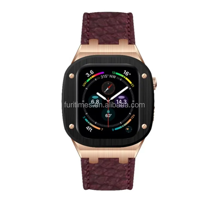  Корпус часов golden concept для apple watch роскошный корпус 44 мм из нержавеющей стали 316L с ЧПУ Apple