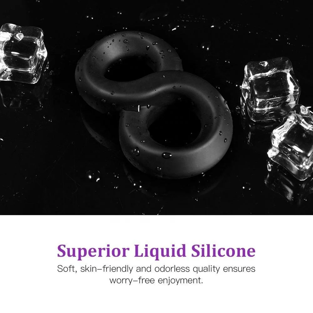 New Designed Sex Toy Penis Enlargement Cock Ring for Men Odor-free One Year 3 Days CN;GUA ROHS, E17B 27g OEM