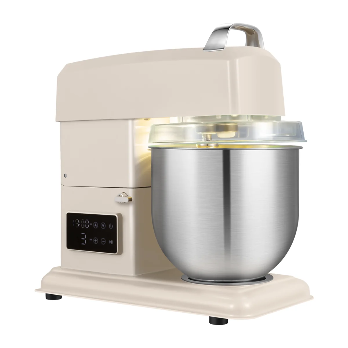 SOJO TECH Commercial Egg Cream Cake Dough Mixer Bakery Machine 7L Capacity Desktop Spiral Mixer
