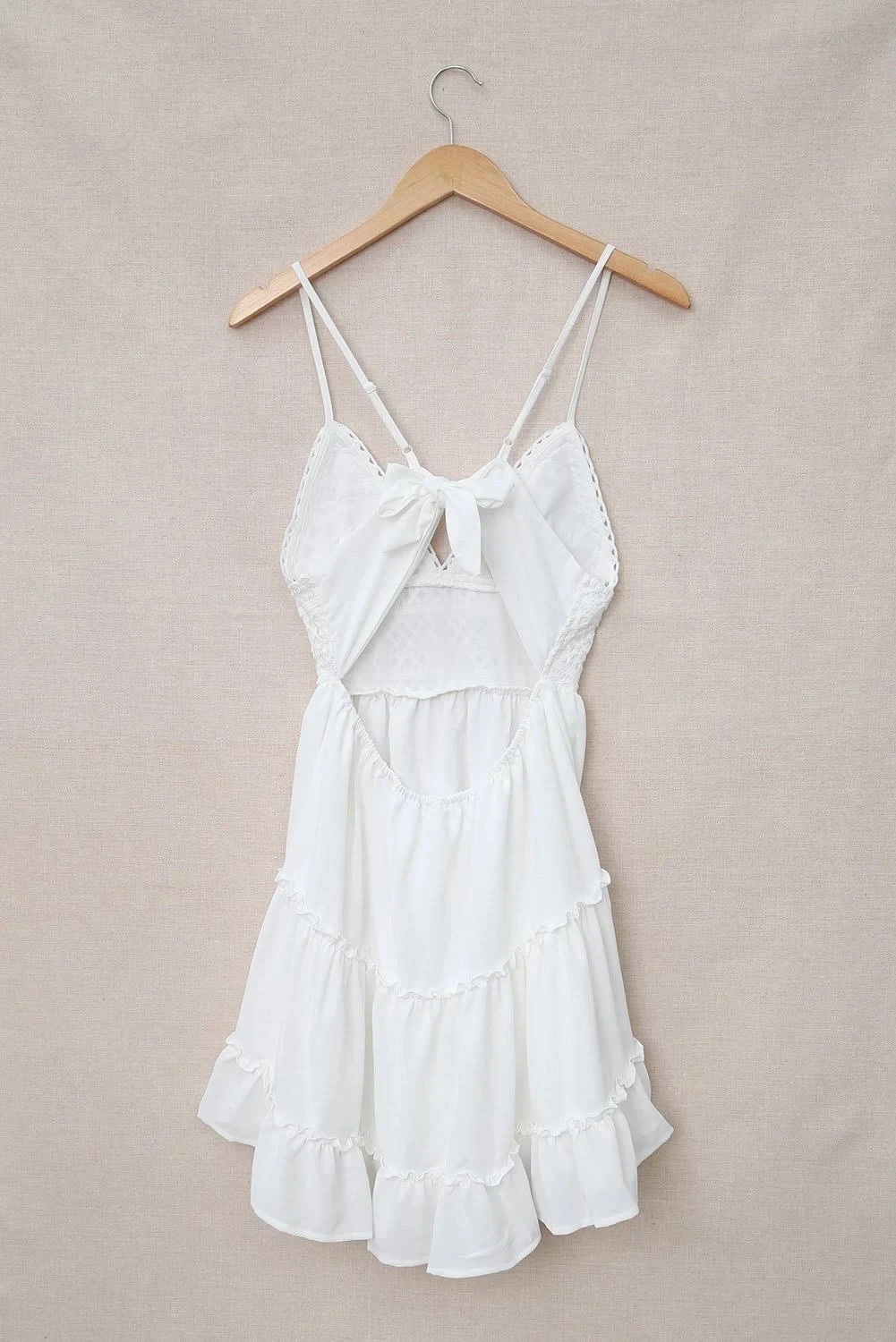 Wholesale V-neck chest  cutout sexy new dress linen blend overall solid color ladies halter dress