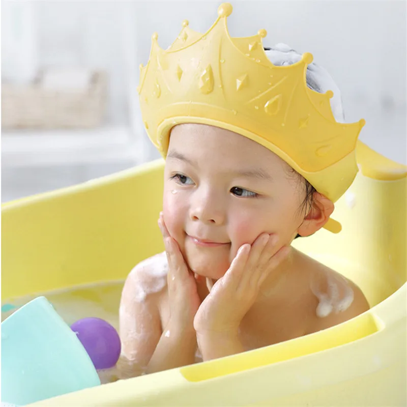  Wholesale kids bath hat shampoo shower eva adjustable baby