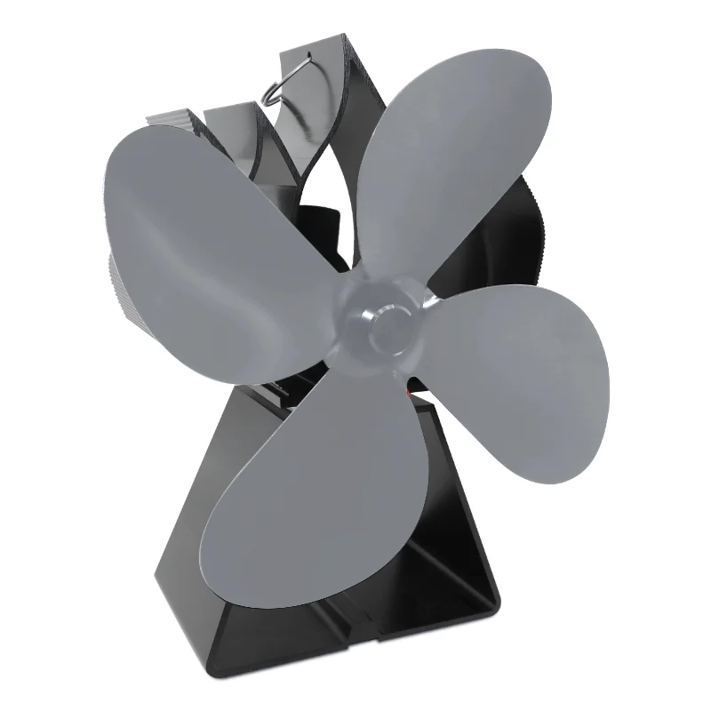 2022 New Wood Burners Stove Top  ECO Fan  4-Blades Fireplace Fans New designed Heat Powered Stove Fan