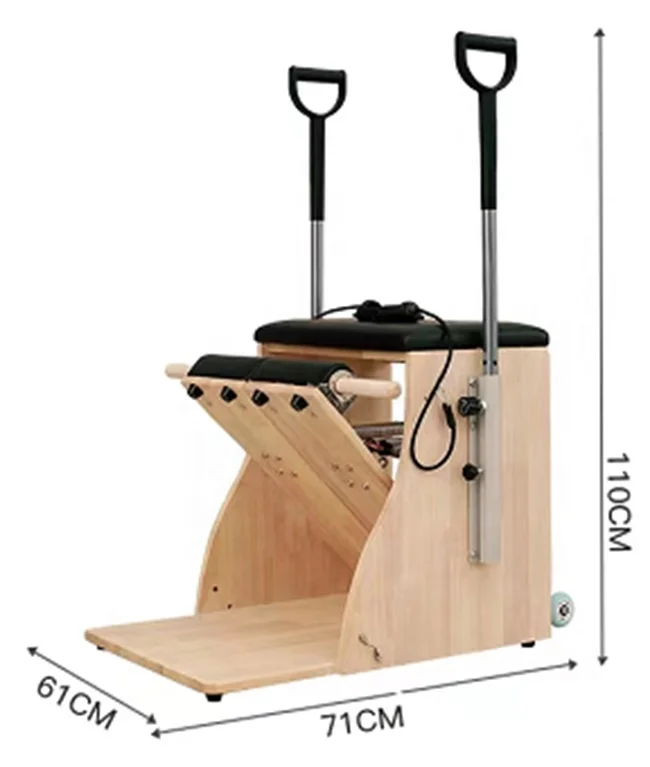 OEM Service Home Gym Fitness Yoga Set Five Pieces Sets Cadillac Gym Equipment Reformer Oak Pilates