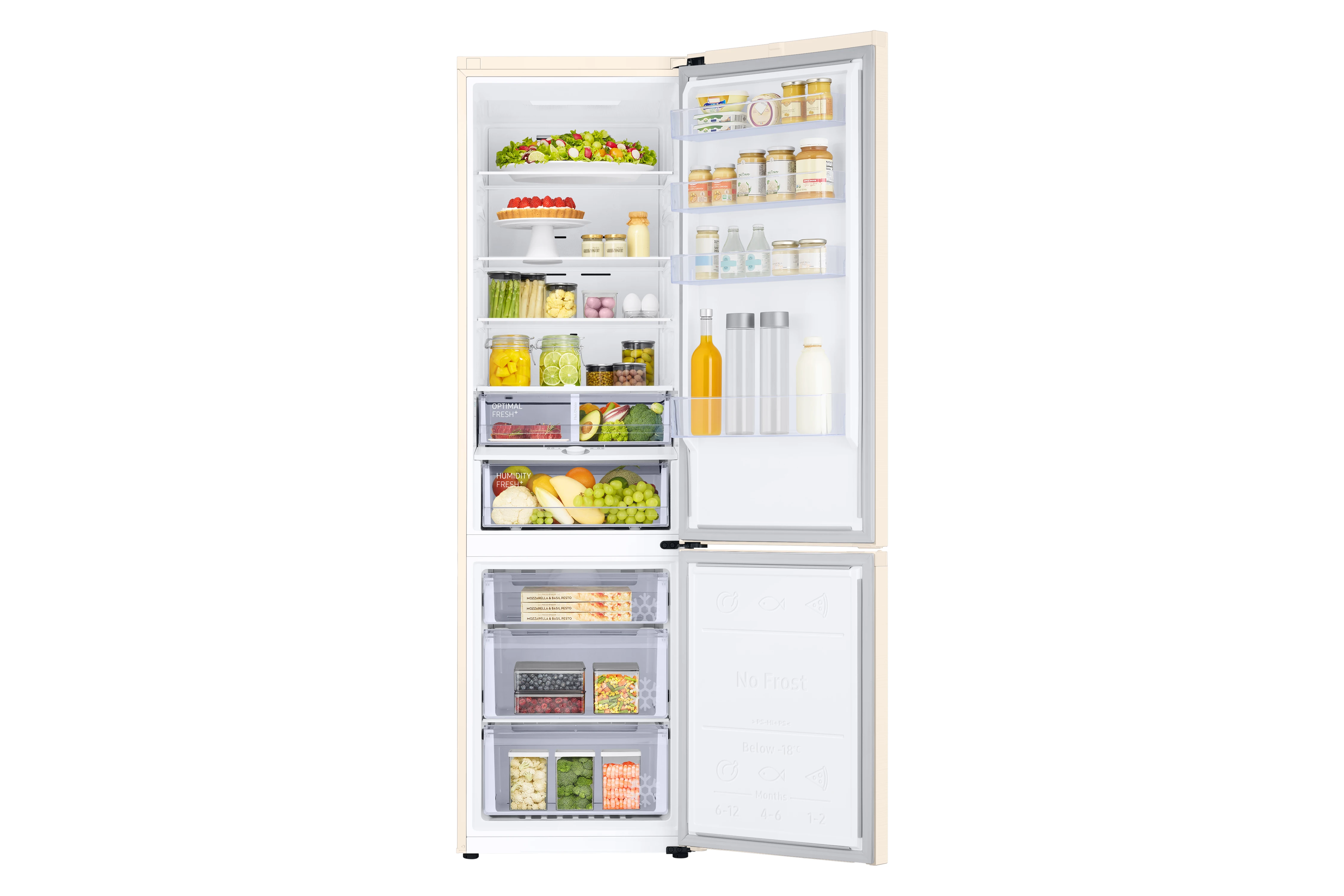 Бренд Samsung Combi холодильник с морозильной камерой EcoFlex AI RB38C603DEL/EF Total No Frost 2 м емкость 390л энергоэффективность Wi-Fi интегрированный