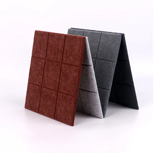 Noise Reduce Pet Felt Acoustic Ceiling Panels 100% Polyester Acoustic Panels Sound Deadener Insulation