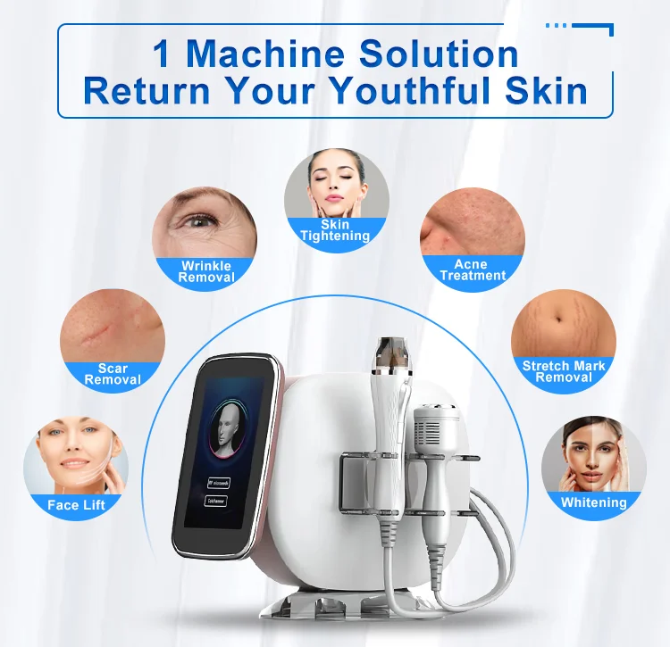 Rfeu Wrinkle Reduction Skin Tightening Machine Radiofrecuent Face Lifting Stretch Marks Removal Machine
