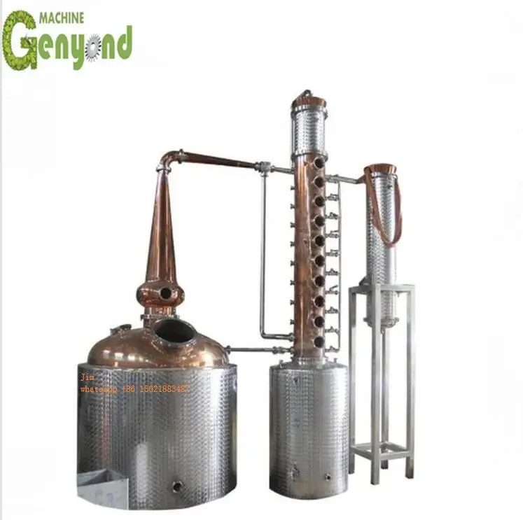 Stainless Steel Ethyl Alcohol Distiller Ethyl Alcohol Distil Machine Ethyl Alcohol Distillation Tower