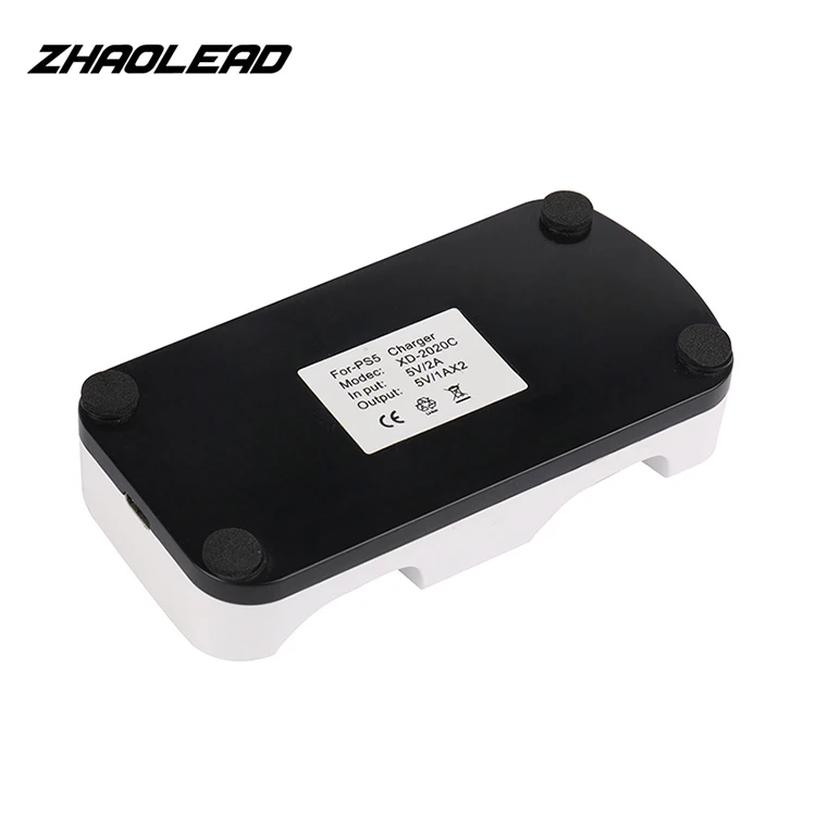 ZHAOLEAD Wholesale 3 In 1 With Usb Data Cable Power Bank Fast Charger Gamepad Charging Sockets Ps5 Battery Controller Sockets