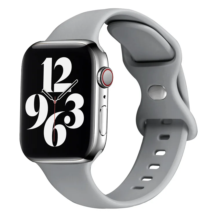 Новинка от Apple iWatch с силиконовым ремешком и разноцветными бантами подходит для ремешка apple