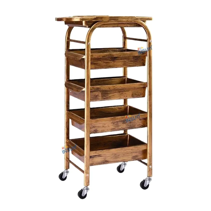 Beauty salon nail salon trolley barber shop trolley  salon rolling trolley cart