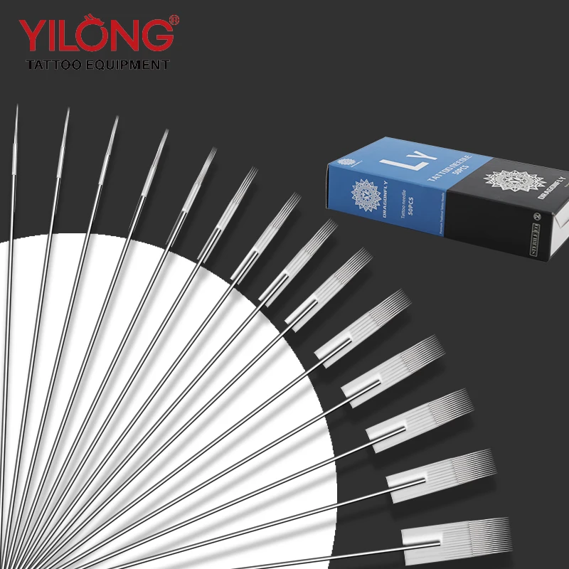 Professional YILONG Tattoo Needles 314 Tattoo Needles Liner Round Needles Ethylene Oxide Disinfection Gas Sterilized