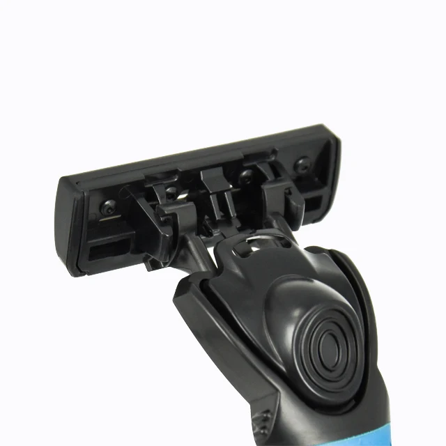 HW-B378DL  Haowell stainless steel sharp triple three 3 blade disposable shaving razor  for men/ women wet shaving daily use